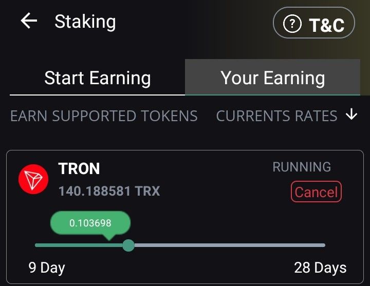 Staking procedure