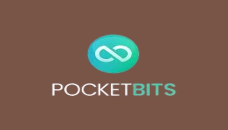 PocketBits Crypto Exchanges logo with colorful design and modern text.