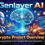 GenLayer AI crypto project overview showing artificial intelligence integrated with blockchain, intelligent smart contracts, decentralized validators, and next-generation crypto infrastructure
